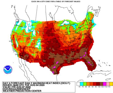 national weather service heat risk